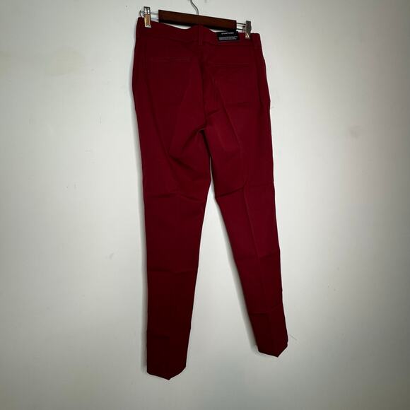41 Hawthorn Adjustable Hem Pants Merlot Red NWT Women’s Size 4 Regular Fit - Picture 5 of 10